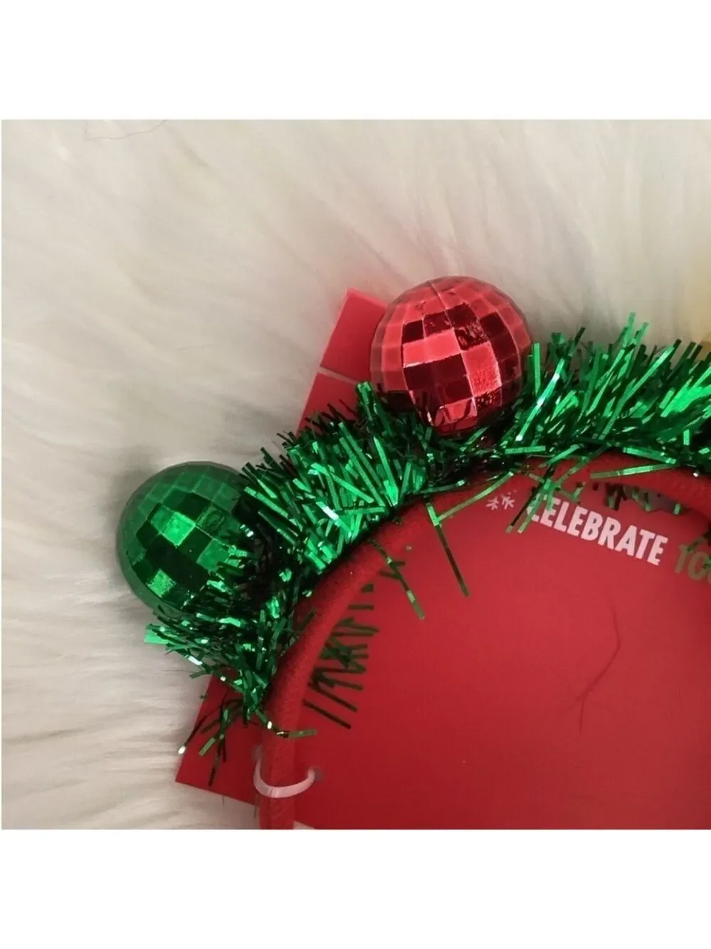 Celebrate Together from Kohls Christmas Ornament headband new